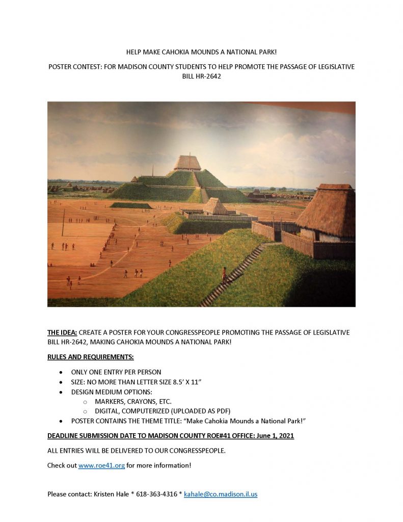 ROE 41 Cahokia Mounds Poster Contest 2021