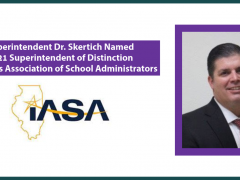 Dr. Skertich Named Superintendent of Distinction by IASA