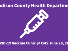 MCHD Hosting COVID-19 Vaccination Clinic at CMS June 28