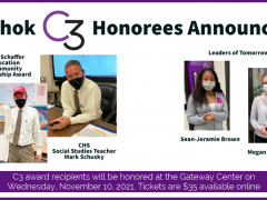 Three from CHS to be Honored with 2021 C3 Awards