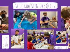 Scenes from 2021 3rd Grade STEM Day @ CHS