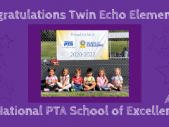 Twin Echo Achieves 2nd PTA School of Excellence Award