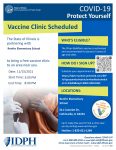 Nov 15 2021 Vaccine Clinic Flyer