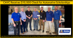 Group Photo of McKay Check Presentation to CAVC Jan 31, 2022