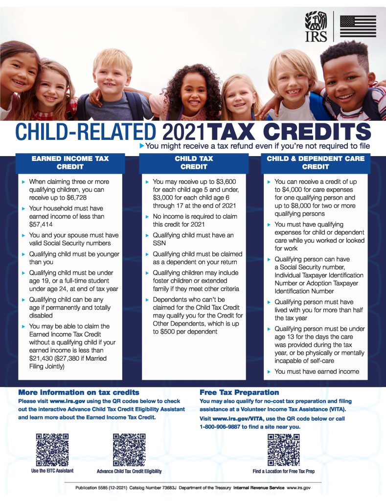 IRS Child Tax Credit Information