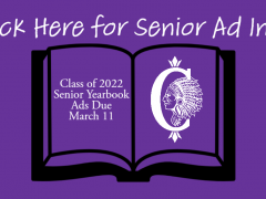 Class of 2022 Senior Yearbook Ads Due by March 11