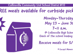 Summer Meals Available Through June M-Th