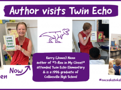 Author Kerry Nenn Visits Twin Echo May 2022