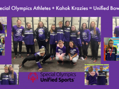 Kahok Special Olympics Athletes Joined by Partners for Unified Bowling