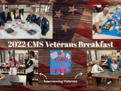 CMS Hosts 2022 Veterans Breakfast & Students Interview Participants
