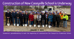 Group photo from Caseyville groundbreaking Jan 5 2023