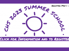 CHS 2023 Summer School Information