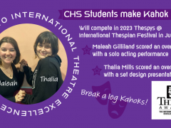 Maleah Gilliland & Thalia Mills Advance to 2023 Thespys