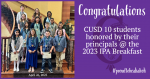 2023 CUSD 10 IPA Student Honorees April 26 2023