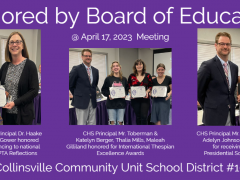 Students Honored at April 2023 Board of Education Meeting