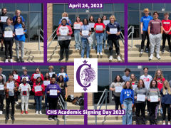 CHS 2023 Academic Signing Day Group Collage