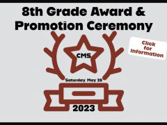 CMS Plans First 8th Grade Award & Promotion Ceremony