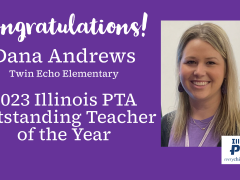 2023 IL PTA Teacher of the Year Dana Andrews