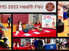 Collage of 2023 CMS Health Fair
