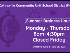 Summer Business Hours June-July 2023