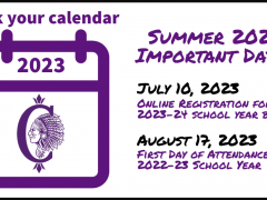 Online Registration for 2023-24 School Year Begins July 10