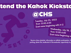 CHS Students: Make Plans to Attend 2023 Kahok Kickstart