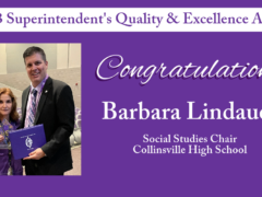 Lindauer Receives 2023 Superintendent's Award