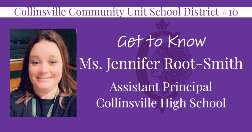 Collinsville High School Assistant Principal Jennifer Root-Smith
