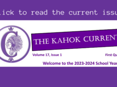 Read the First Quarter 2023-24 Kahok Current Newsletter
