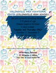 Flyer with preschool enrollment information