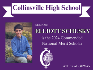 CHS Senior Elliott Schusky 2024 National Merit Scholar