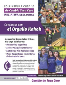 CUSD 10 Ballot Initiative Informational Flyer in Spanish