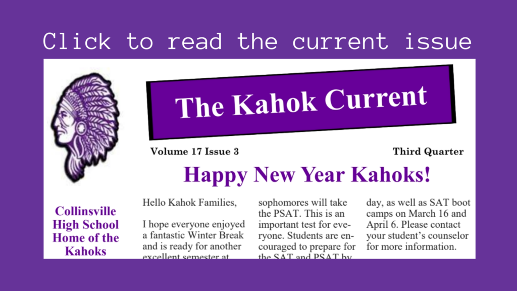 Read the Third Quarter 2023-24 CHS Kahok Current Newsletter